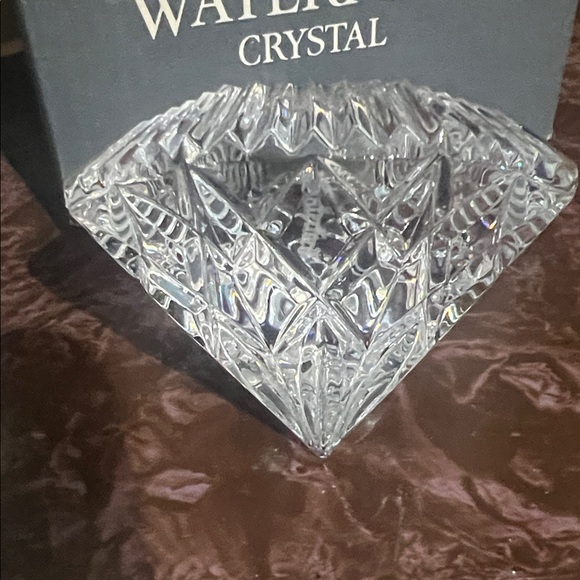 Waterford Crystal Clock with Silver and Clear Design - Picture 4 of 7